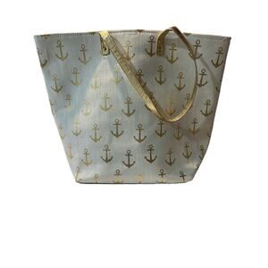 Gold Anchor Tote
